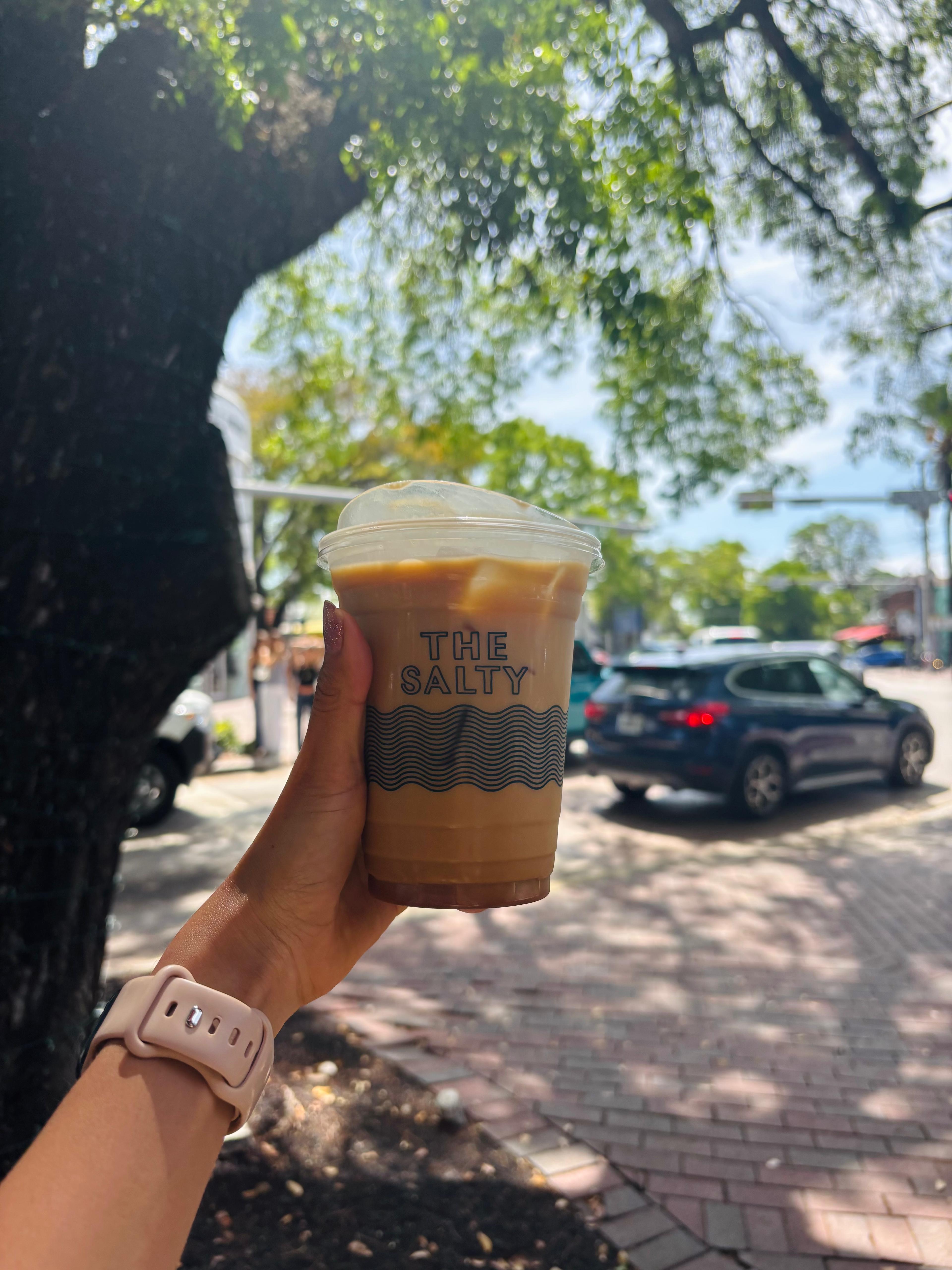 Iced coffee café content